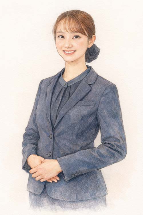 セレモニーハート西大島ホール区の担当プランナーイラスト画像